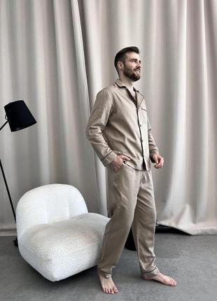 Чоловічий піжамний комплект (сорочка+штани)2 фото
