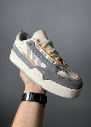 Adidas adi 2000 grey orange7 фото