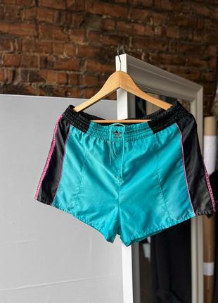 Adidas men’s rare vintage 80's 90's sprinter nylon running shorts multicolor винтажные шорты1 фото