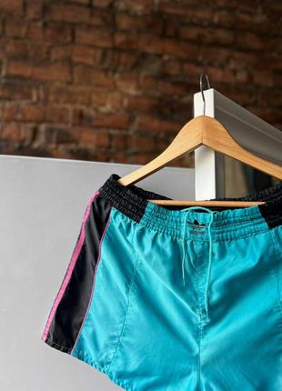 Adidas men’s rare vintage 80's 90's sprinter nylon running shorts multicolor винтажные шорты2 фото