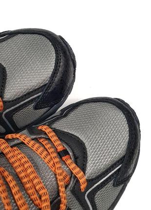 Мужские кроссовки asics gel - kahana 8 black grey orange. кроссовки асикс серые с оранжевым4 фото