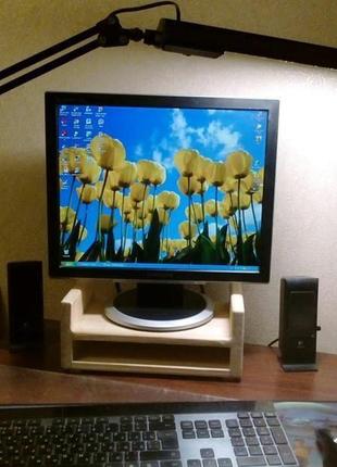 Подставка под монитор из дерева