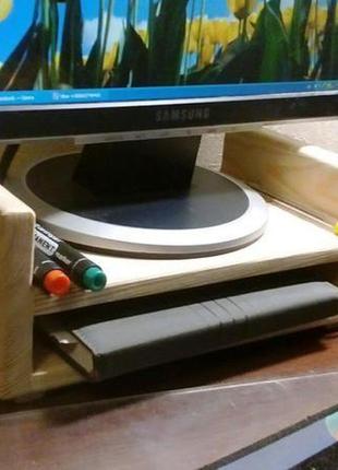 Подставка под монитор из дерева