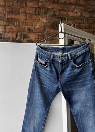 Diesel men’s 2019 d-strukt premium blue denim jeans преміальні, високоякісні, сині джинси2 фото