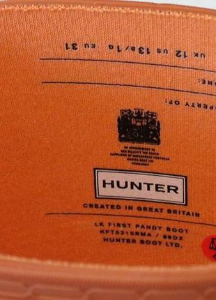 Резиновые сапоги hunter детские 6