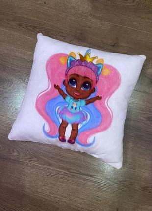 Дитяча подушка лялька подарунок для дівчинки