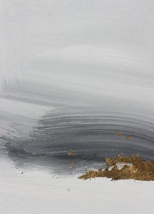 Картина, холст, масляные краски, золото (поталь)3 фото