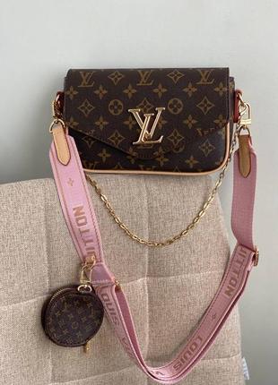 Женская сумка lv pink2 фото