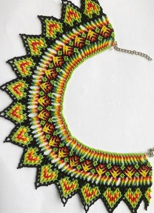 Колье из бисера