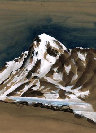 Казбек, картина, живопис, оформленна