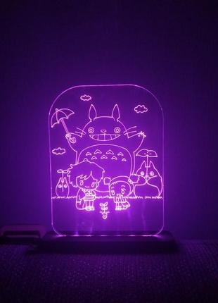 Светильник аниме тоторо totoro