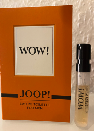 Пробники оригінальних парфумів joop! wow! (джооп! вау!) 1,2 ml/мл, туалетна вода чоловіча1 фото