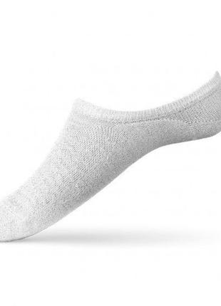 Однотонные носки женские подследки серый