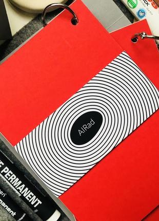 Блокнот / скетчбук з чорними листами / з чистими аркушами red sketchbook (rs) blackpages2 фото