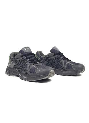 Чоловічі кроссівки asics gel - kahana 8 dark grey. кроссовки асикс темно-сірі2 фото