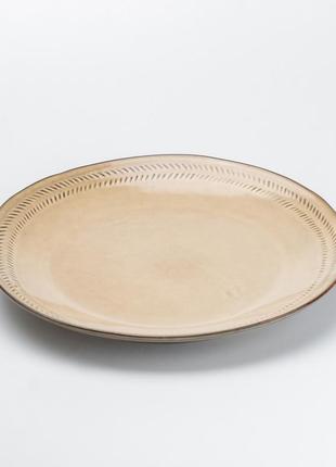 Тарелка обеденная круглая керамическая 27.5 см3 фото