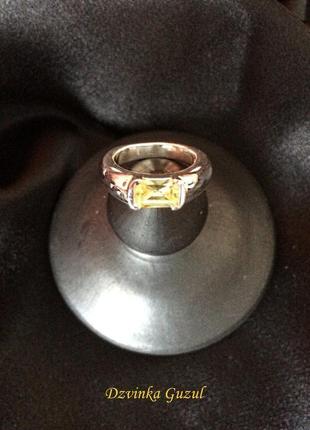 К ольцо серебряное перстень серебро модное украшение рубин цитрин аметист рубин dzvinka guzul тренд