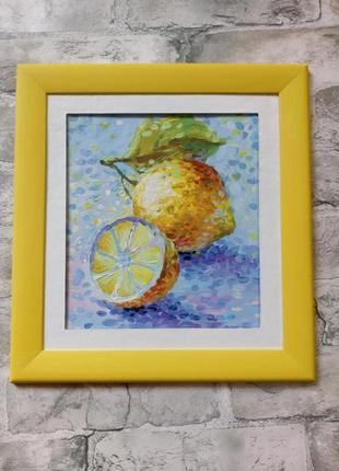 Картина "лимони"