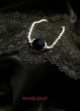 Серебряный браслет серебро кулон подвеска пандора ожерелье кристал сваровски dzvinka guzul тренд new