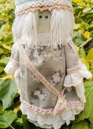Хиппа - нежная текстильная интерьерная кукла / эко игрушка для девочек любого возраста)6 фото