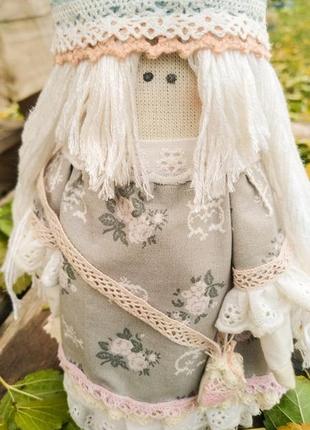 Хиппа - нежная текстильная интерьерная кукла / эко игрушка для девочек любого возраста)3 фото
