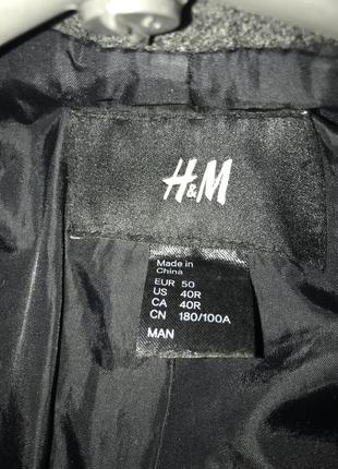 Напівпальто чоловіче h&m3 фото