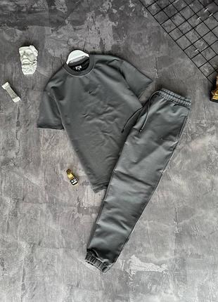 Топовий чоловічий комплект спортивного одягу у сірому кольорі шикарної якості🔥🔥🔥