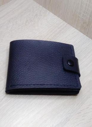 Оригинальний шкіряний гаманець чорний.1 фото