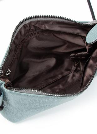 Клатч шкіряний маленька сумочка через плечі alex rai 6003 blue7 фото
