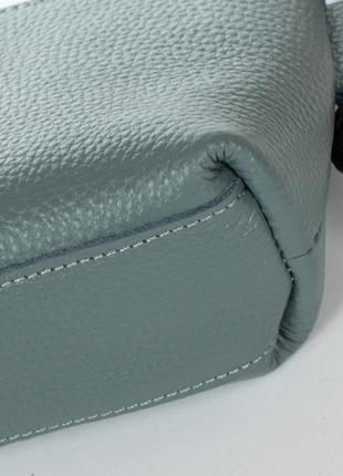 Клатч шкіряний маленька сумочка через плечі alex rai 6003 blue5 фото