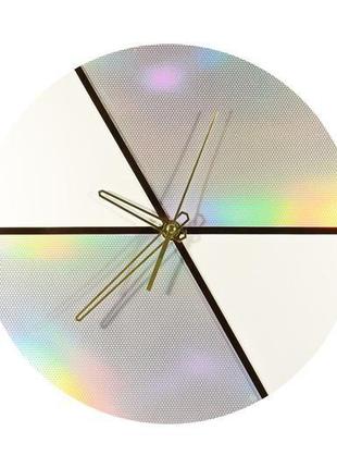 Годинник настінний з безшумним кварцовим механізмом waw deco "квоте хамелеон 3-5 / hameleon 3-5"1 фото