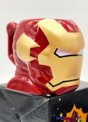 Чашка керамическая железный человек