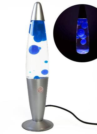 Лава лампа с  синим  воском 40 см