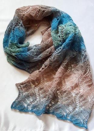 Ельфійський шарф із листям1 фото