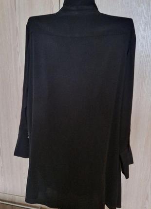 ❤ легка комфортна сукня міні туніка чорного кольору оверсайз4 фото