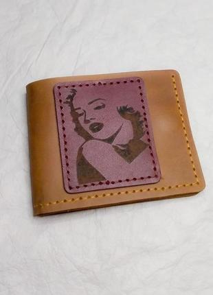 Стильний для жінок шкіряний гаманець.1 фото