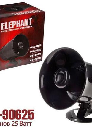 Сирена 6 тональная 25w 12v elephant са-90625