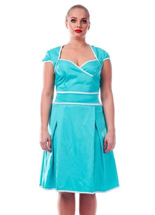 Платье мятный (nls-10-823-mint)