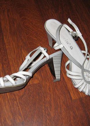 Босоніжки tamaris натуральна шкіра, 37р, км0712