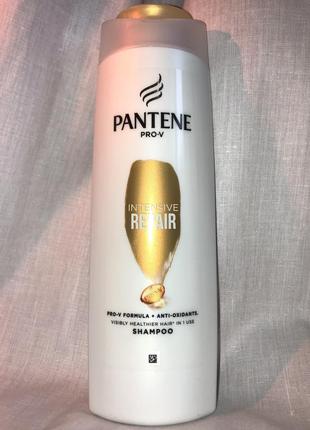 Шампунь для ослабленого пошкодженого волосся pantene pro-v formula intensive repair інтенсивне відновлення 400 ml мл1 фото