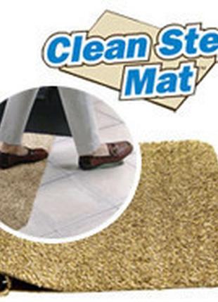 Килимок для витирання ніг clean step mat