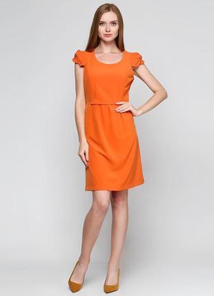 Платье оранжевый (fev-1)