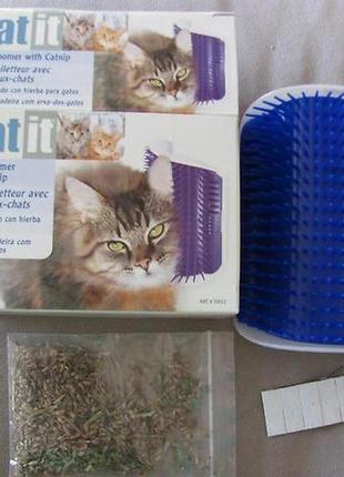 Catit self groomer - щітка для самогруминга кішок4 фото