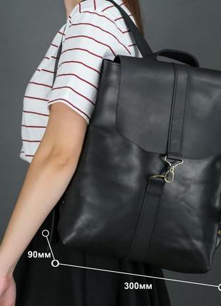 Жіночий шкіряний рюкзак "монако", шкіра grand, колір бежевий7 фото
