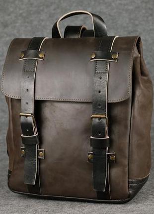 Чоловічий рюкзак hankle h1 |13210| шоколад + кави1 фото