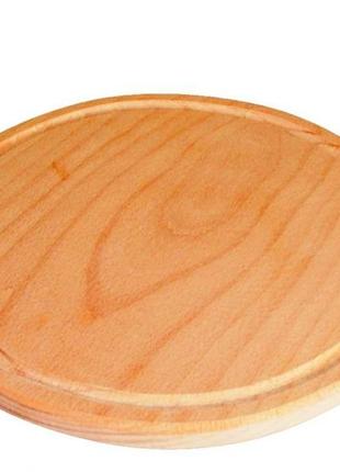 Дошка для піци кругла дерево велика 30 см. дерев'яна дошка для піци