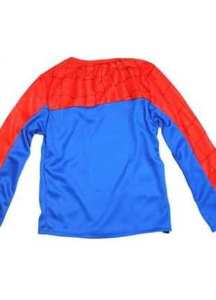 Маскарадный костюм спайдермен синий (размер l)5 фото