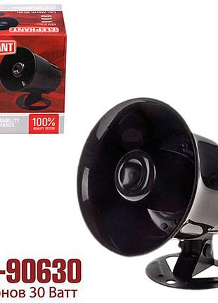Сирена 6 тональная 30w 12v elephant са-90630
