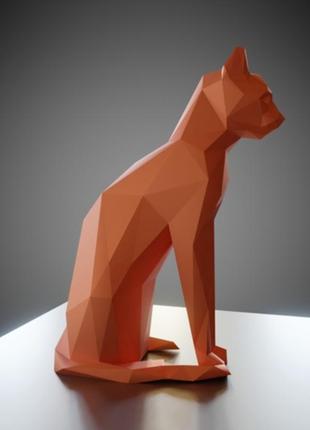 Paperkhan набор для создания 3d фигур кошка кот котенок оригами papercraft развивающий набор антистресс8 фото