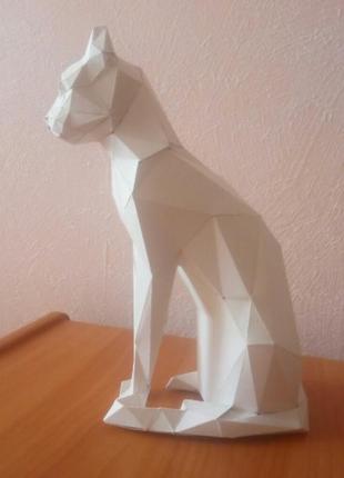 Paperkhan набор для создания 3d фигур кошка кот котенок оригами papercraft развивающий набор антистресс9 фото